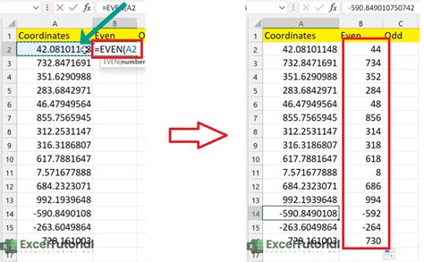 excel odd or even|excel round to even number.
